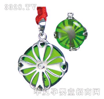 金鼎绽放纯银发坠