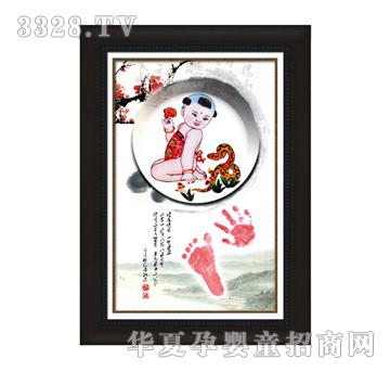 金鼎暗香疏影胎毛画