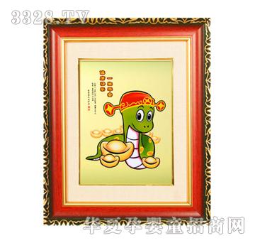 金鼎富有胎毛画