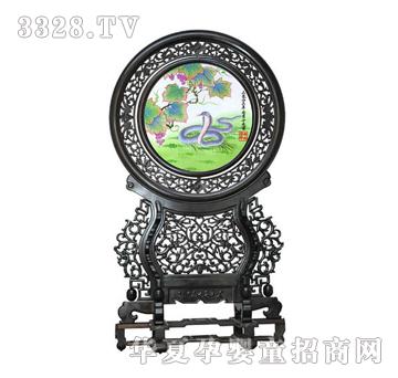 金鼎恬意静美胎毛绣