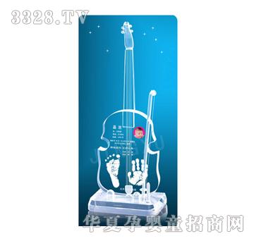 金鼎小提琴经典水晶手足印