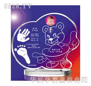 金鼎富贵吉祥水晶手足印