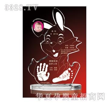 金鼎其乐融融水晶手足印