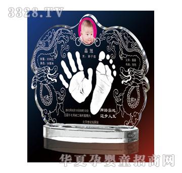 金鼎龙珠碧玉水晶手足印