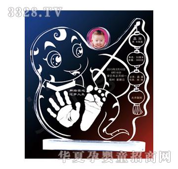 金鼎灵蛇报喜水晶手足印