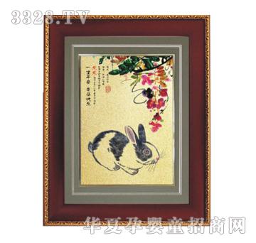 小福星小可爱胎毛画