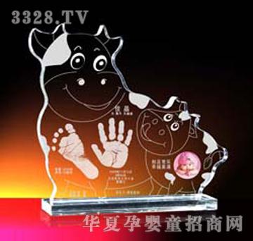 宝添姿手脚印父子情深水晶版
