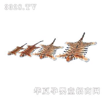 泰格黄虎皮毯子