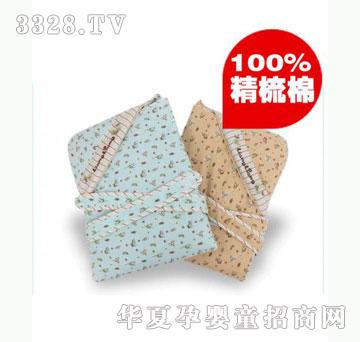 雅布力法兰西风情抱被浅蓝色