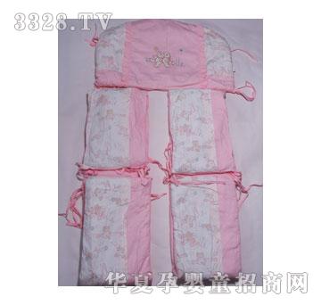 美因宝乐儿熊床围粉色M9043