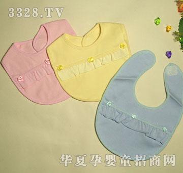 美因宝小花朵工艺围兜M1337