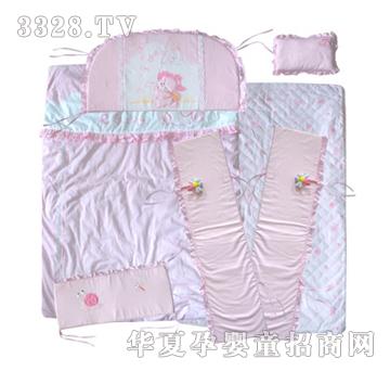 如意宝贝蜻蜓熊豪华寝具组标准型