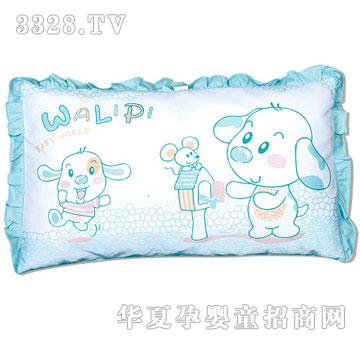 娃丽比斜纹布纯棉中号枕