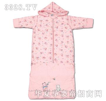 娃丽比斜纹布加大脱袖睡袋