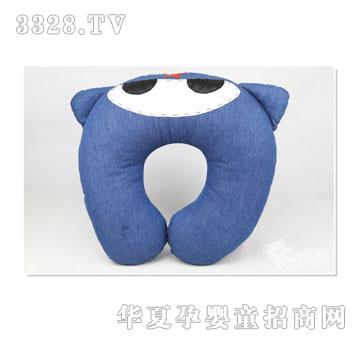 布丁多多牛仔红军娃U型枕