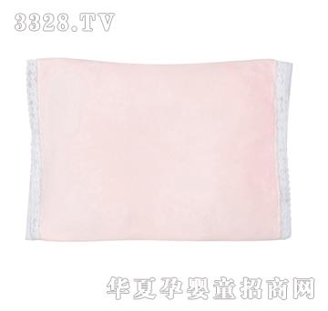莱利贝比棉绒花边定型枕
