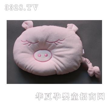 莱利贝比仿天鹅绒小猪定型枕