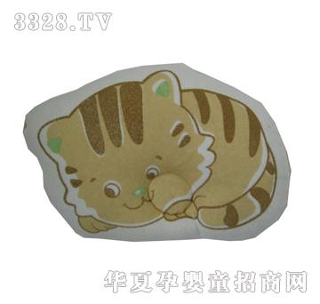 聪明谷小猫毛巾动物定型枕