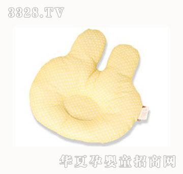 隆利小兔定型枕黄色