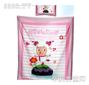 可爱熊婴儿被子枕头