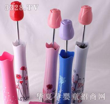 享乐家玫瑰花雨伞