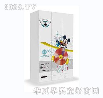 酷漫居迪士尼米奇大冒险儿童三门衣柜