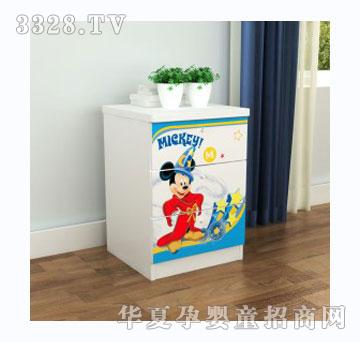 酷漫居迪士尼米奇魔法师儿童三斗柜