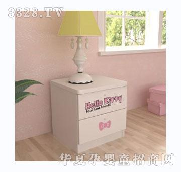 酷漫居HelloKitty童学会儿童床头柜