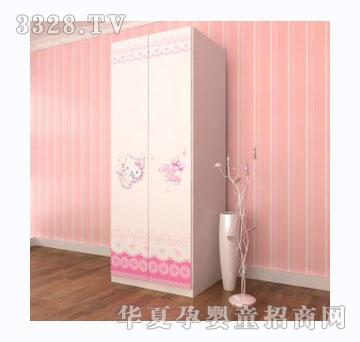 酷漫居HelloKitty爱美丽儿童两门衣柜