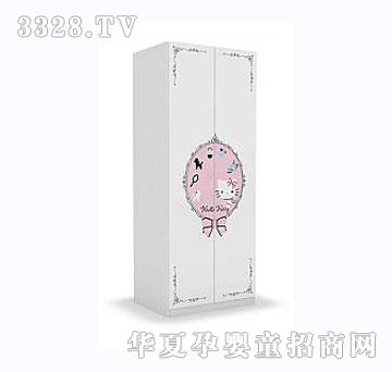 酷漫居HelloKitty维多利亚儿童两门衣柜