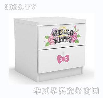 酷漫居HelloKitty梦幻玫瑰床头柜