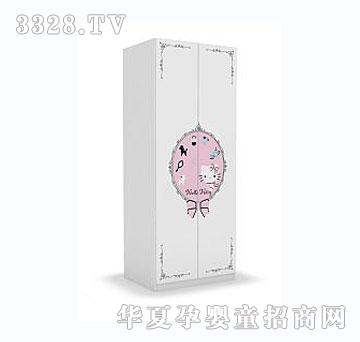 酷漫居HelloKitty维多利亚两门衣柜