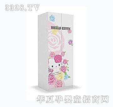 酷漫居HelloKitty花花世界儿童两门衣柜
