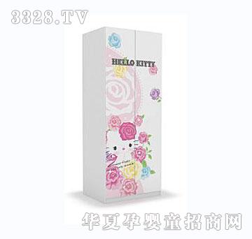 酷漫居HelloKitty花花世界两门衣柜