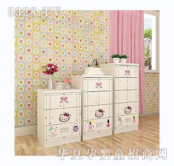 酷漫居HelloKitty新品海派甜心儿童斗柜