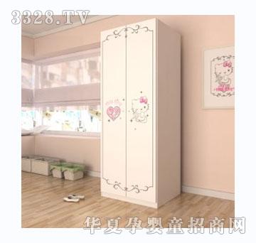 酷漫居HelloKitty大明星儿童两门衣柜