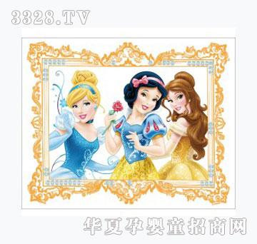 迪士尼挂画公主a2