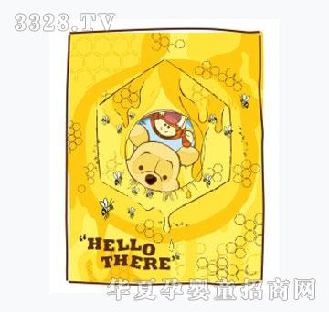 迪士尼挂画维尼快乐童年a1