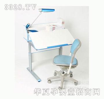 护童迷你学习桌+宝岛3号椅蓝色