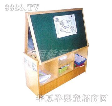 玉河多功能黑板玩具柜