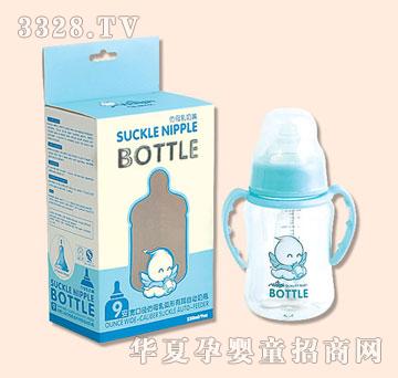 娃丽比仿母乳弧形有耳自动奶瓶