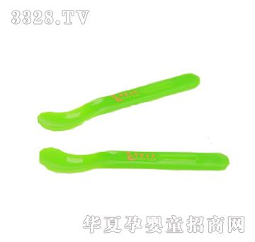 可爱小鸭婴儿喂食匙2入