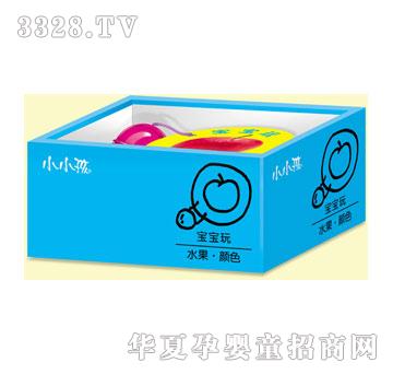 小小孩宝宝玩水果颜色