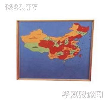 启智灵中国地图嵌板