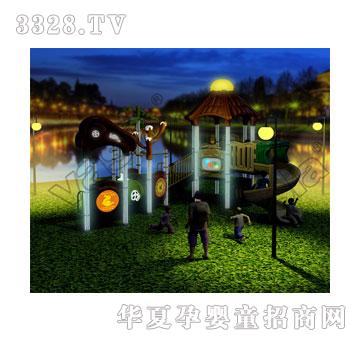 华夏户外小博士-组合滑梯-游乐设备-夜光VS2-2006A