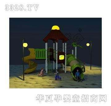 华夏户外小博士-组合滑梯-游乐设备-夜光VS2-2012A