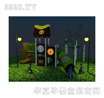 华夏户外小博士-组合滑梯-游乐设备-夜光VS2-2020A