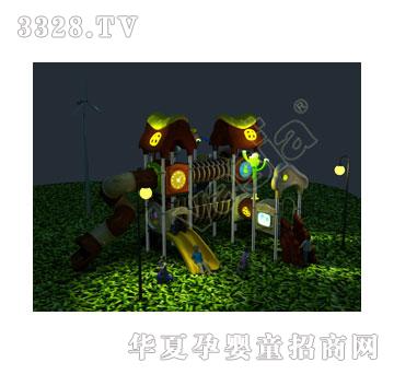 华夏户外小博士-组合滑梯-游乐设备-夜光VS-2021A
