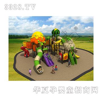 华夏户外小博士-组合滑梯-游乐设备-水果系列VS2-2031A