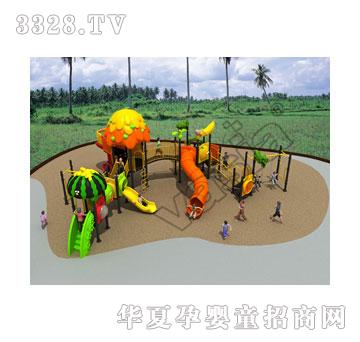 华夏户外小博士-组合滑梯-游乐设备-水果系列VS2-2035A